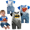 Baby Suit Boys Superman Batman Romper