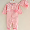 Girls Lace Rompers Hats Baby Clothing Sets